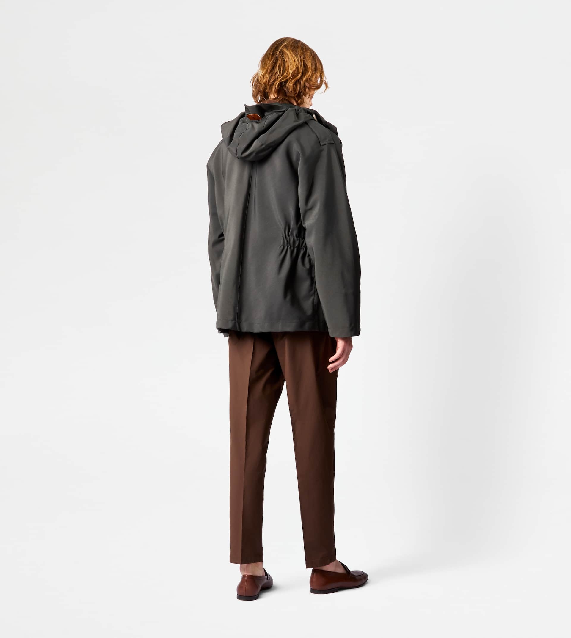 HOODED CABAN - GREEN - 3