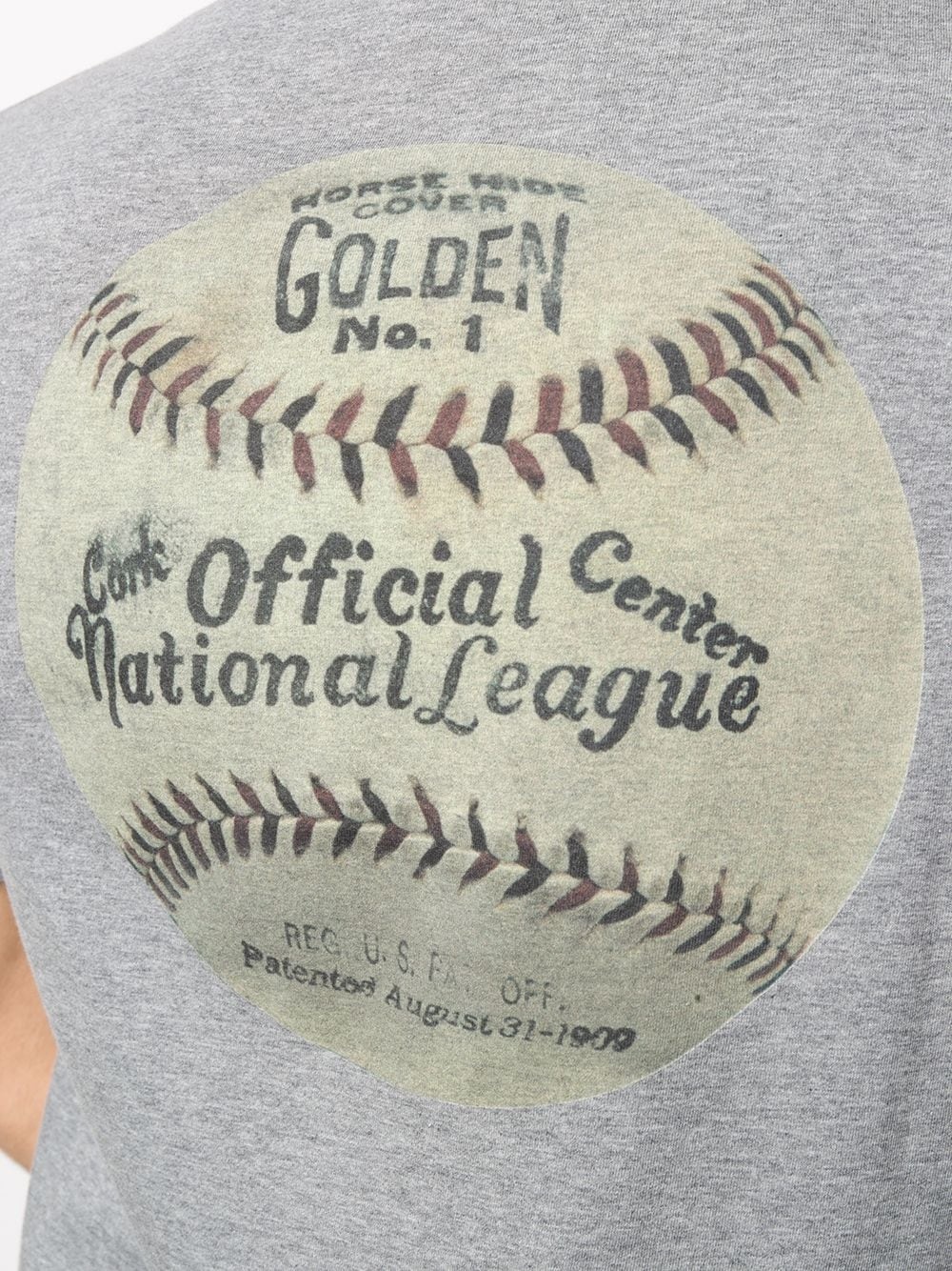 baseball print T-shirt - 5