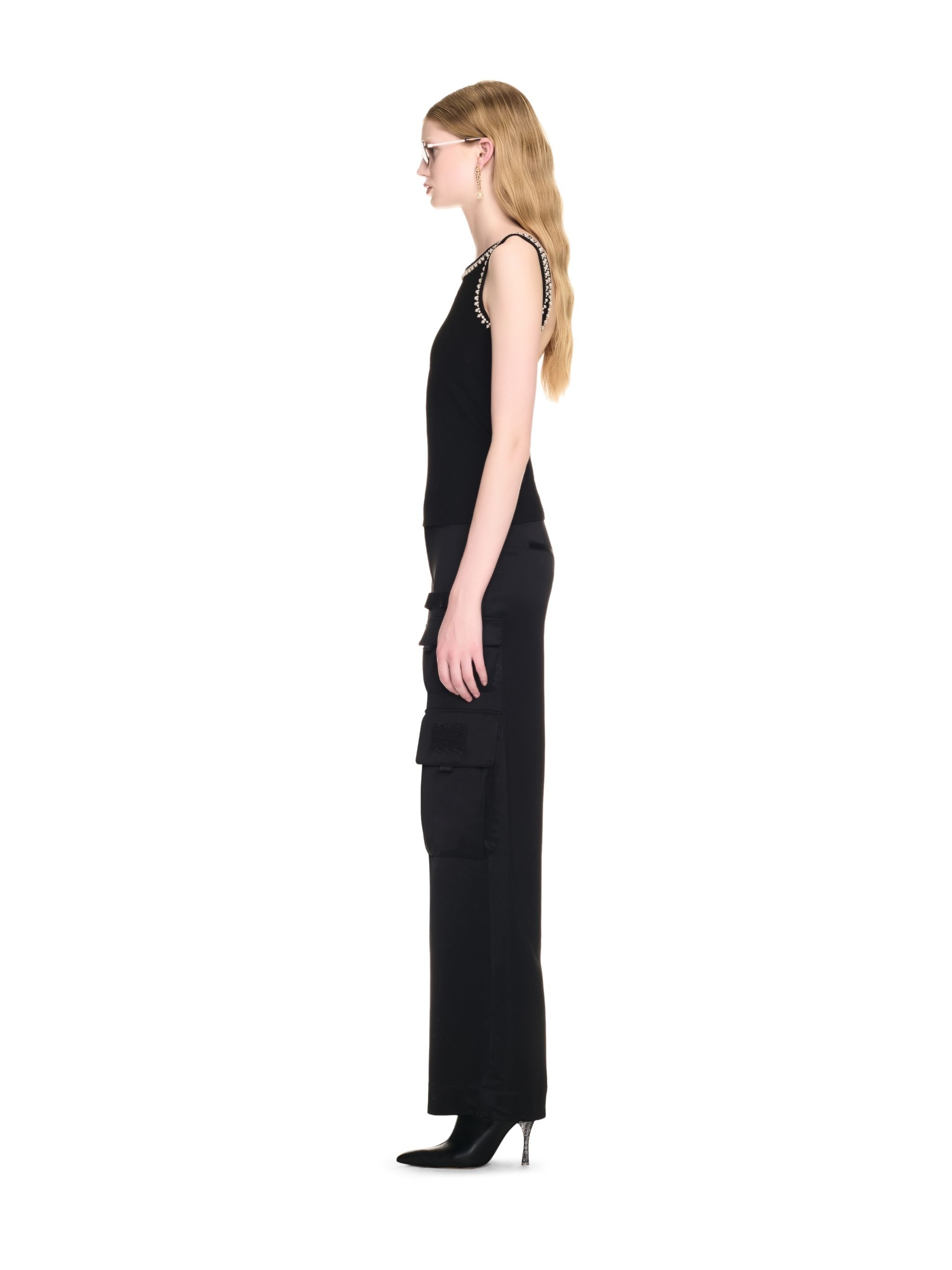 Light Rib Emb 20s Tank Top - 3