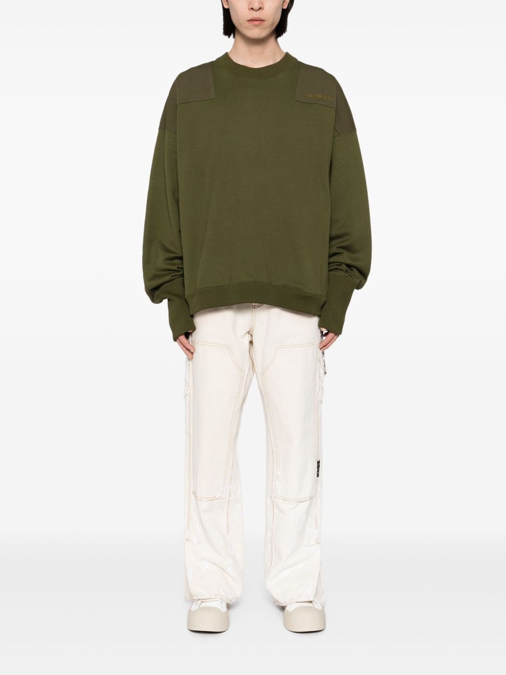 logo-embroidered sweatshirt - 2