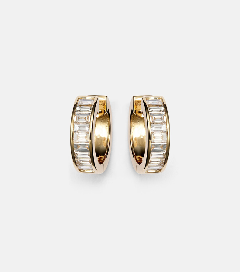 Hannah 18kt gold earrings with diamonds 1