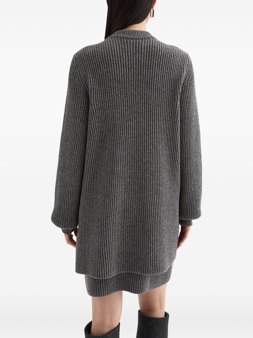 ribbed mini dress - 4