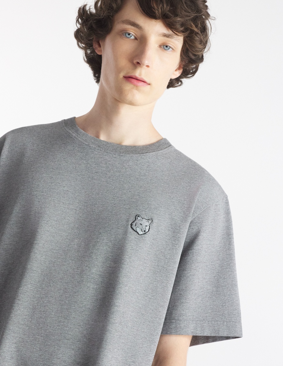 BOLD FOX HEAD PATCH OVERSIZE TEE SHIRT - 4