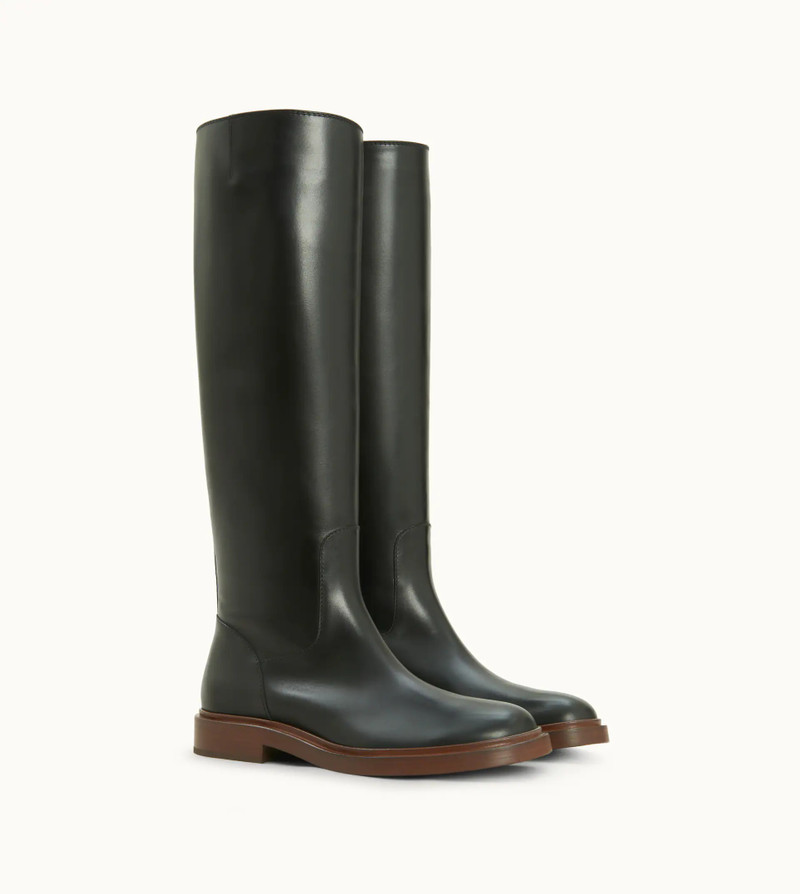 RIDING BOOTS IN LEATHER - BLACK 3