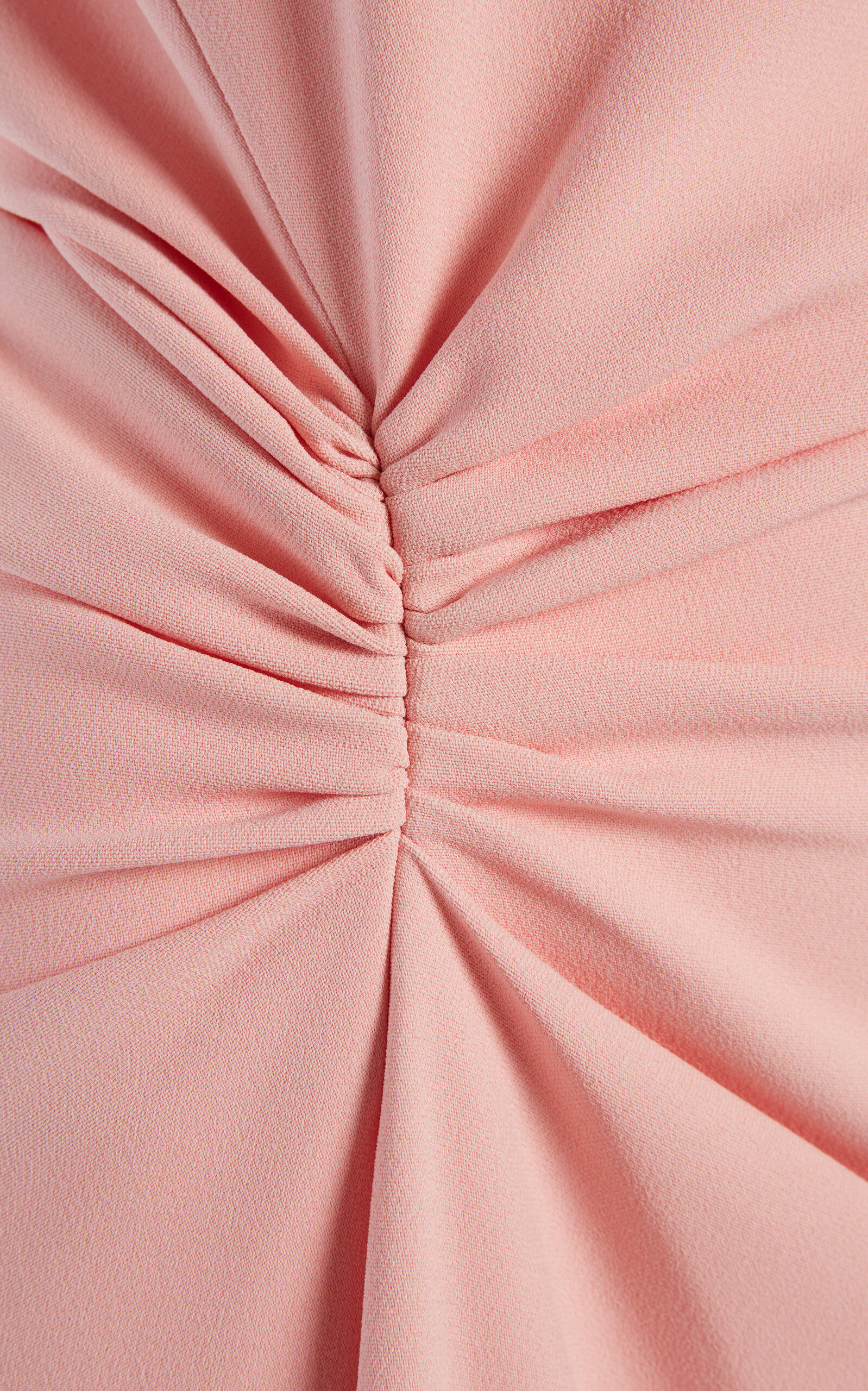 Draped Stretch Satin Midi Dress light pink - 5