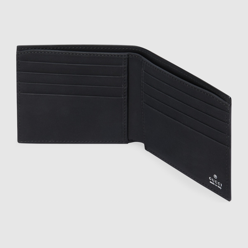 GG rubber-effect bi-fold wallet 4