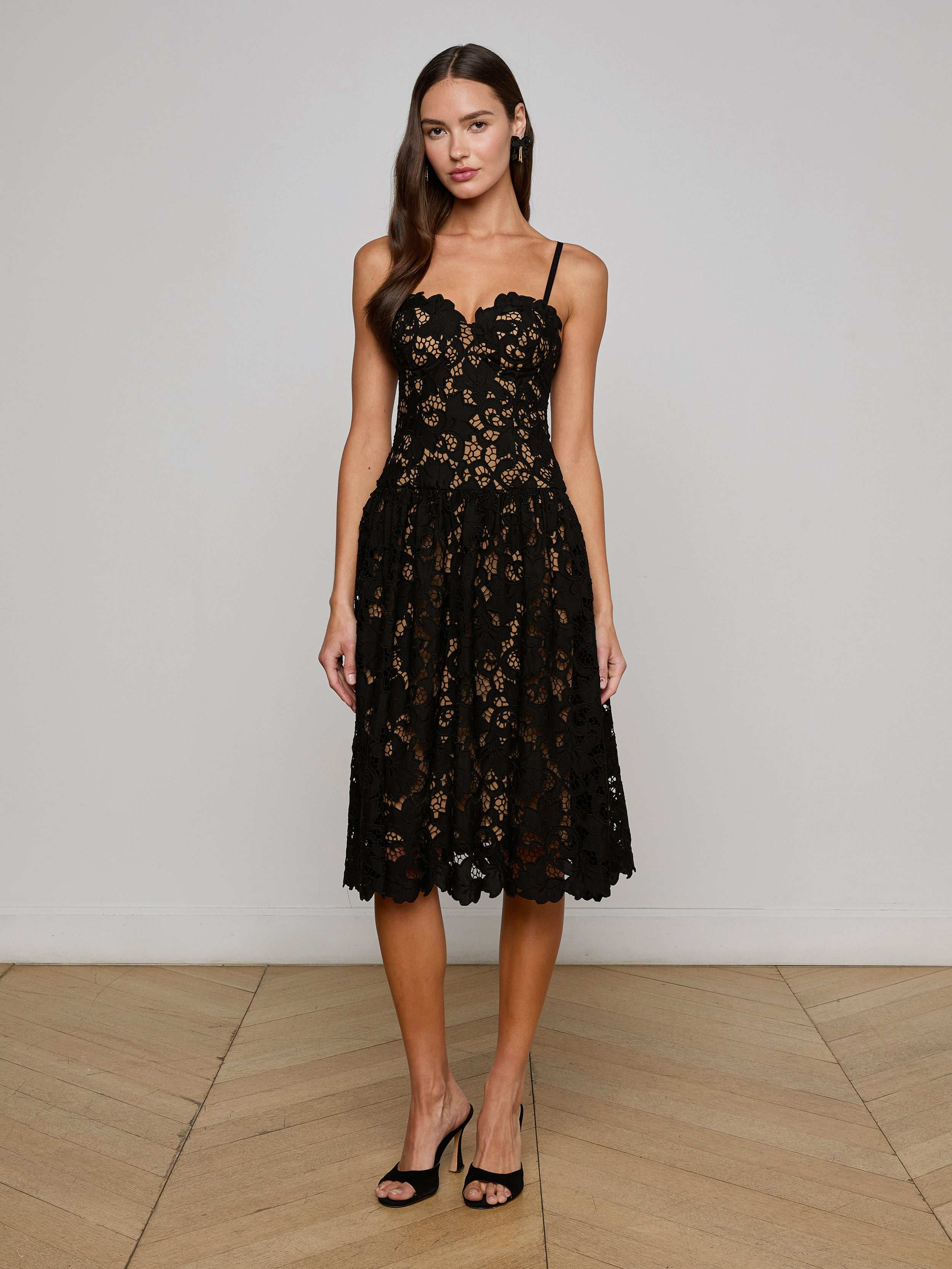 Flyn Lace Midi Dress - 2