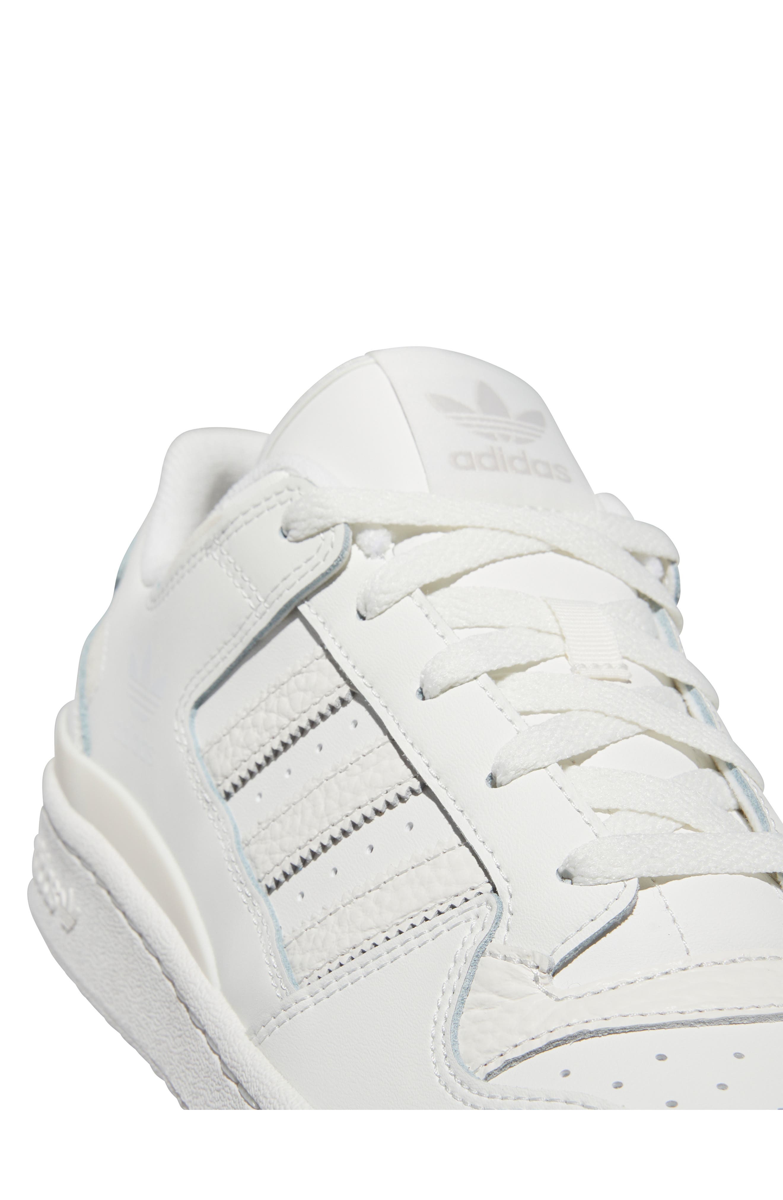 adidas Forum Low CL Sneaker in White/White/Grey at Nordstrom - 8