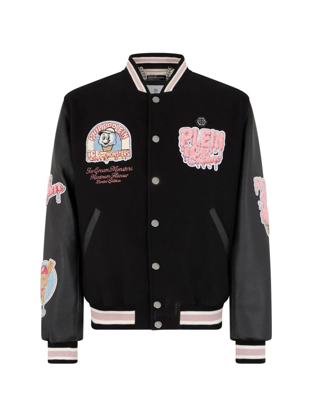 applique bomber jacket - 1