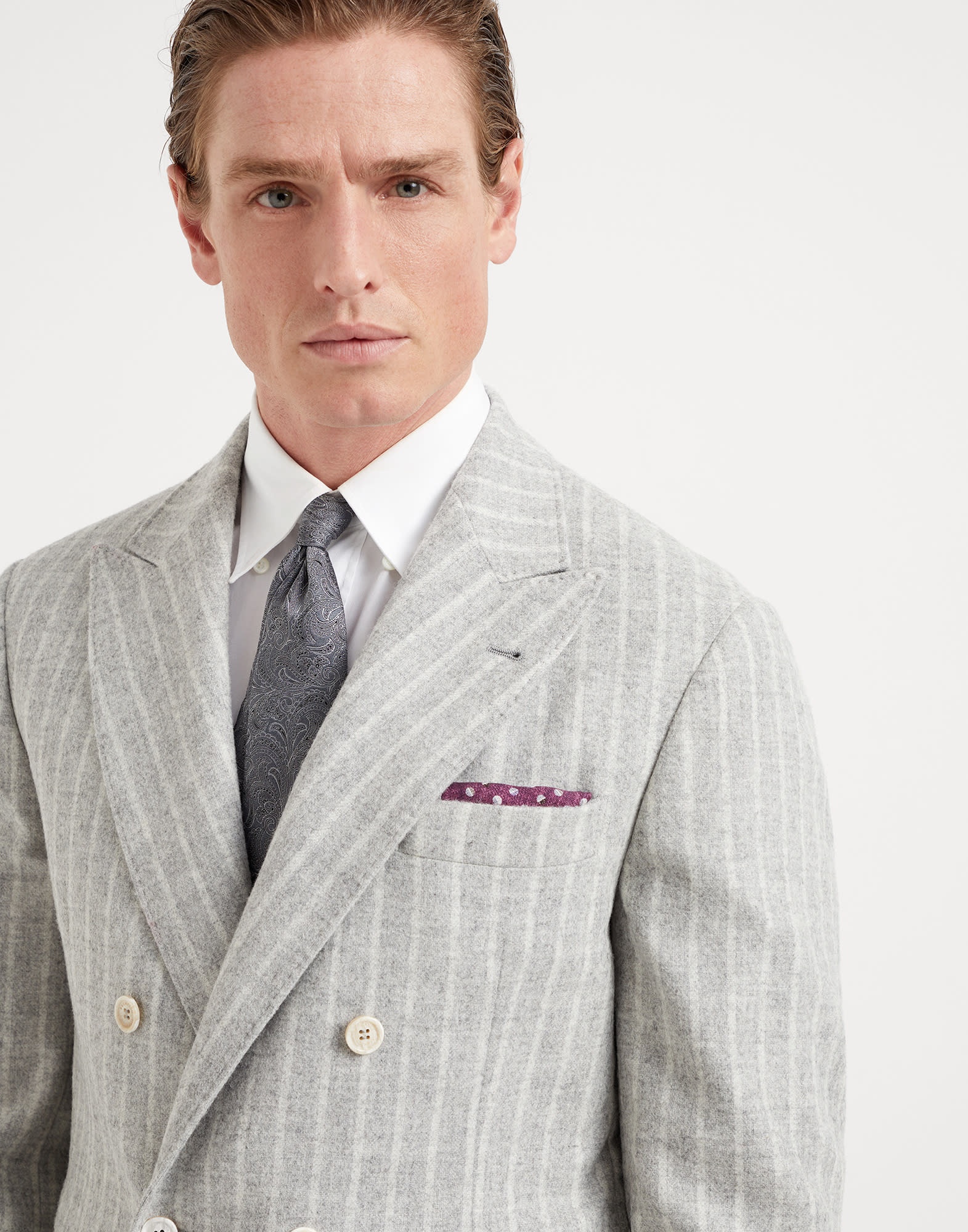 Double face silk pocket square - 3