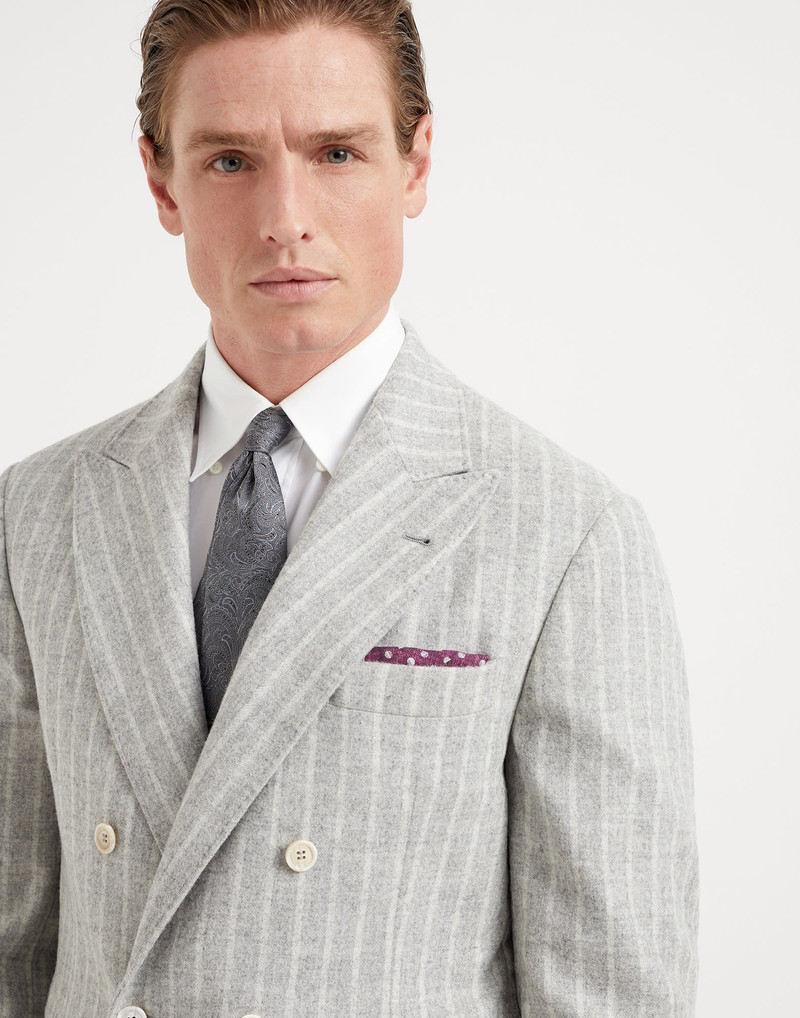 Double face silk pocket square 3