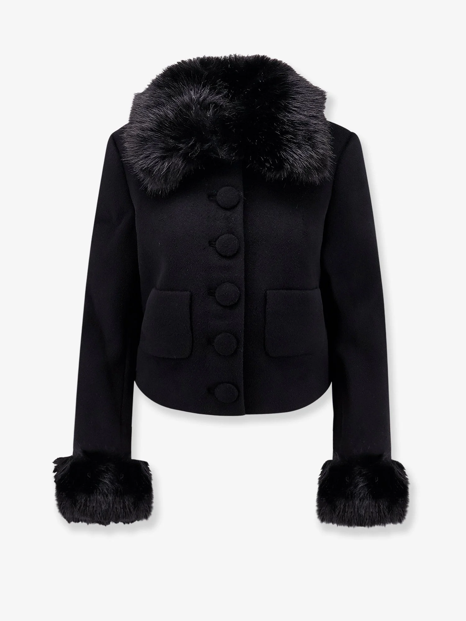 Self-Portrait Wool Blend Blazer Black Women - 1