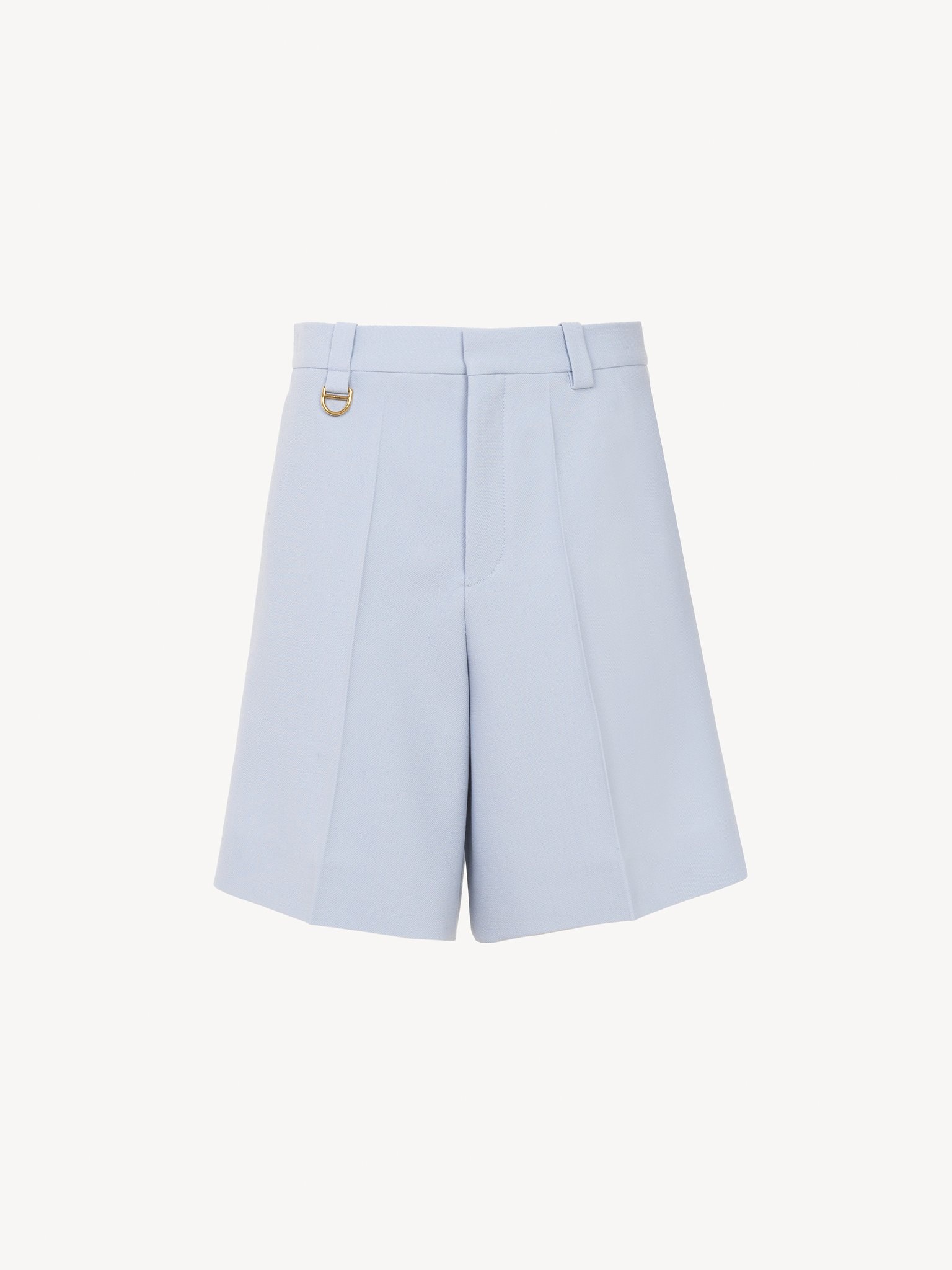 TAILORED SHORTS IN WOOL CRÊPE - 2