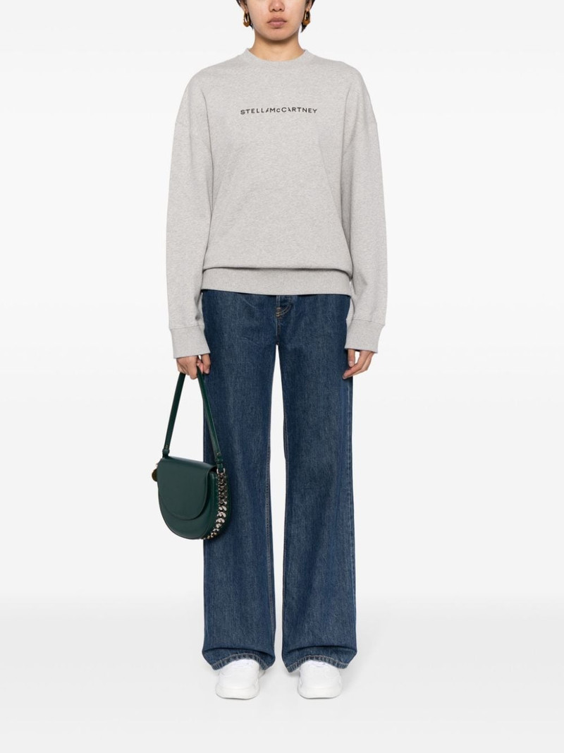 Stella McCartney logo-print cotton sweatshirt outlook