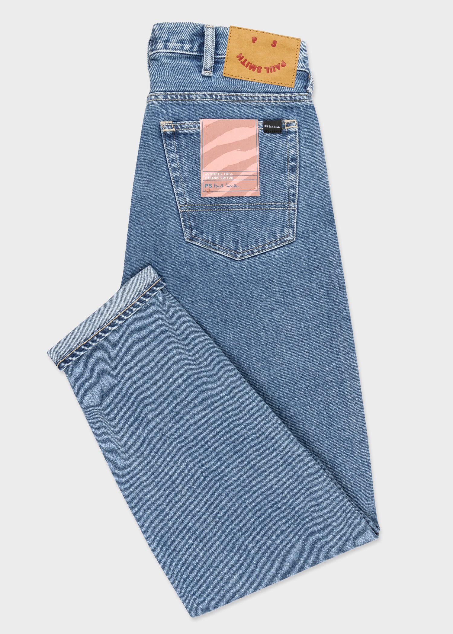 Tapered-Fit Cropped 'Authentic Twill' Jeans - 2