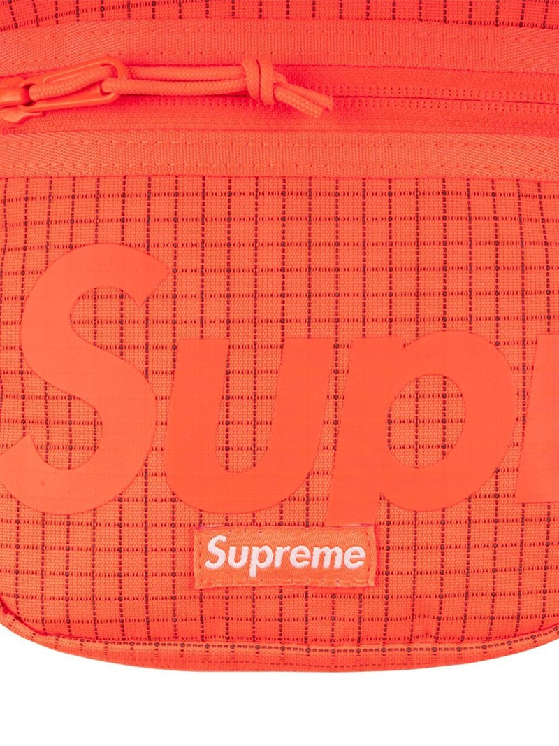 logo-print grid-pattern shoulder bag 3