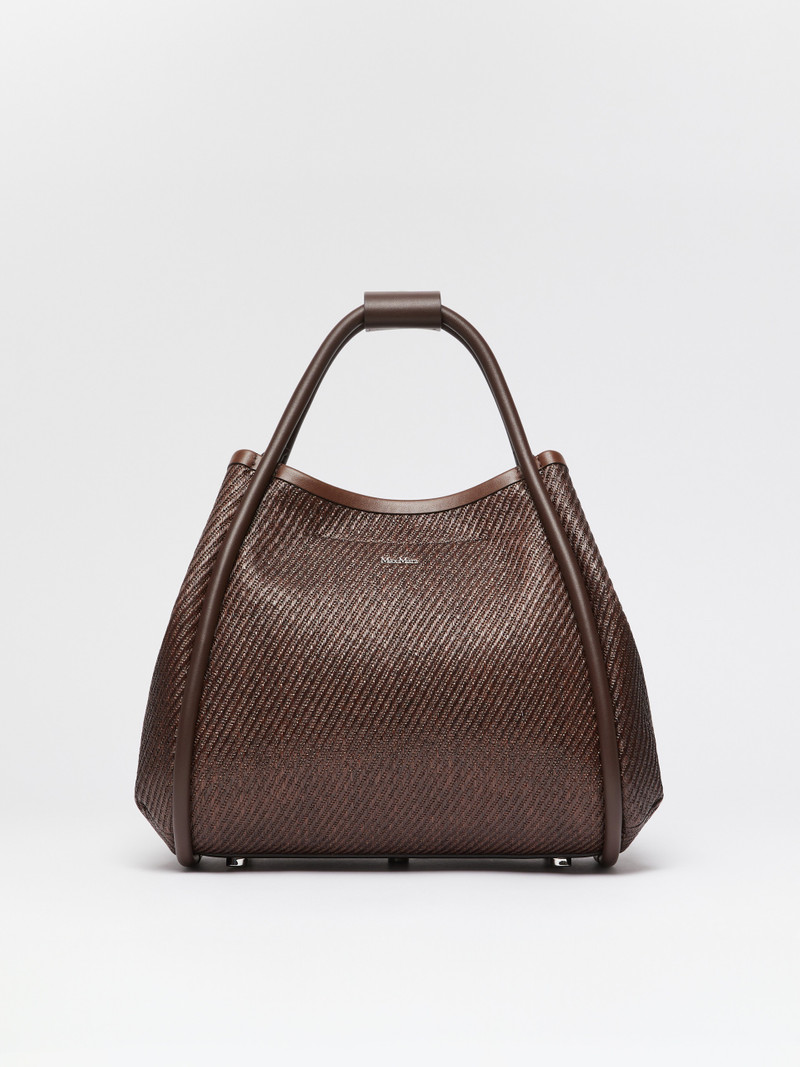 SUMMERMARINES Small raffia-look fabric Marine bag 4