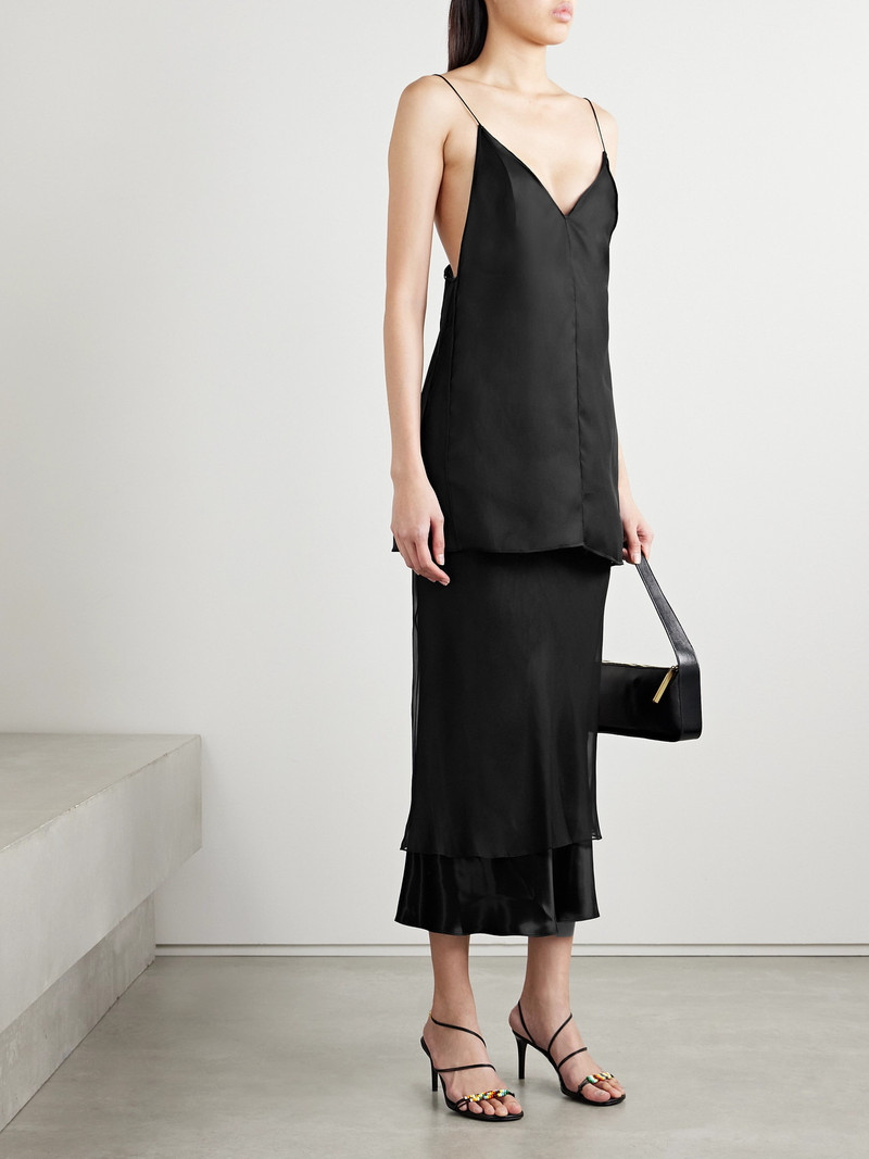 KHAITE Talsie Silk-organza Tank outlook