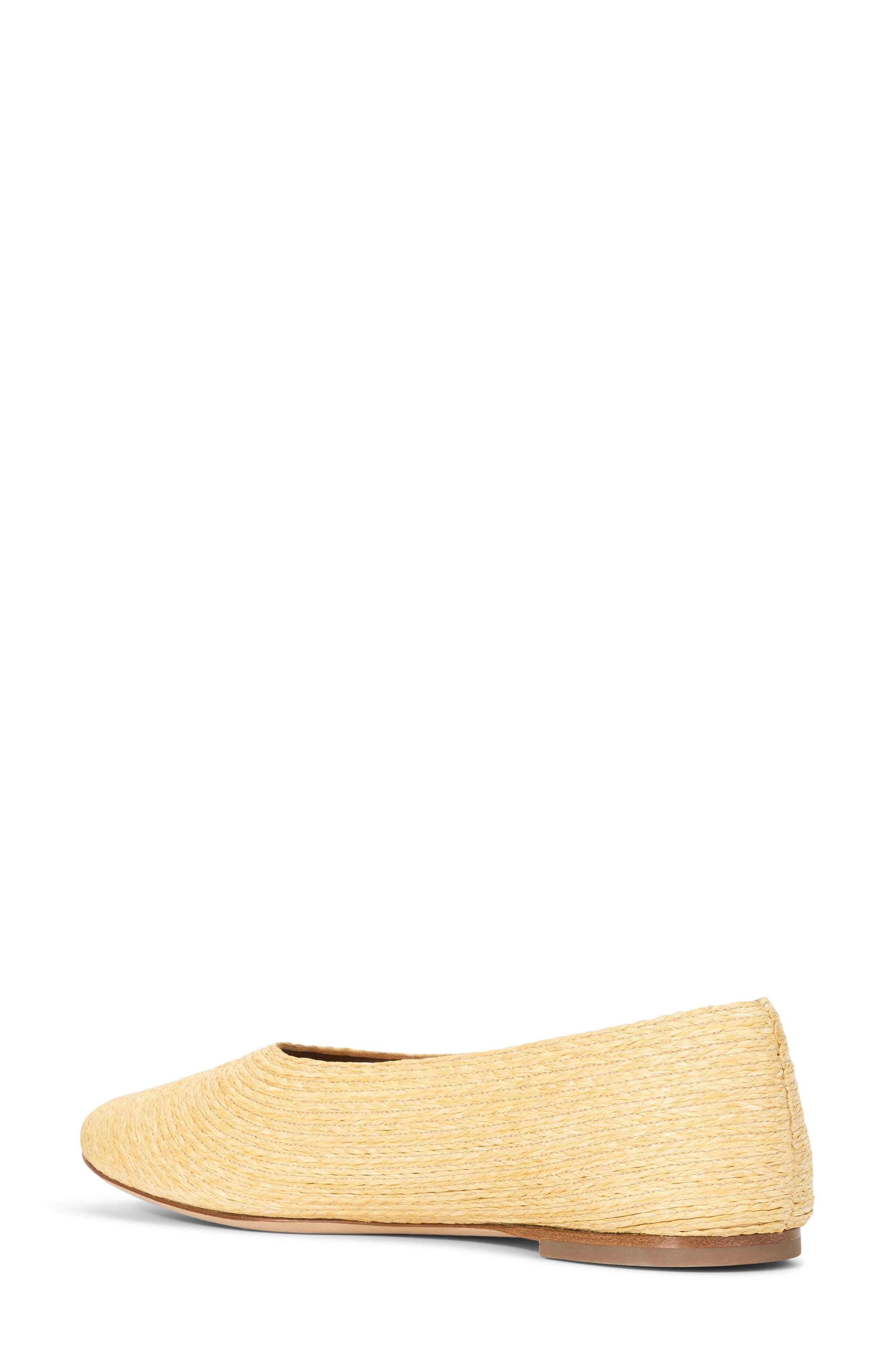 STAUD Alba Raffia Ballet Flat in Natural Raffia at Nordstrom - 2