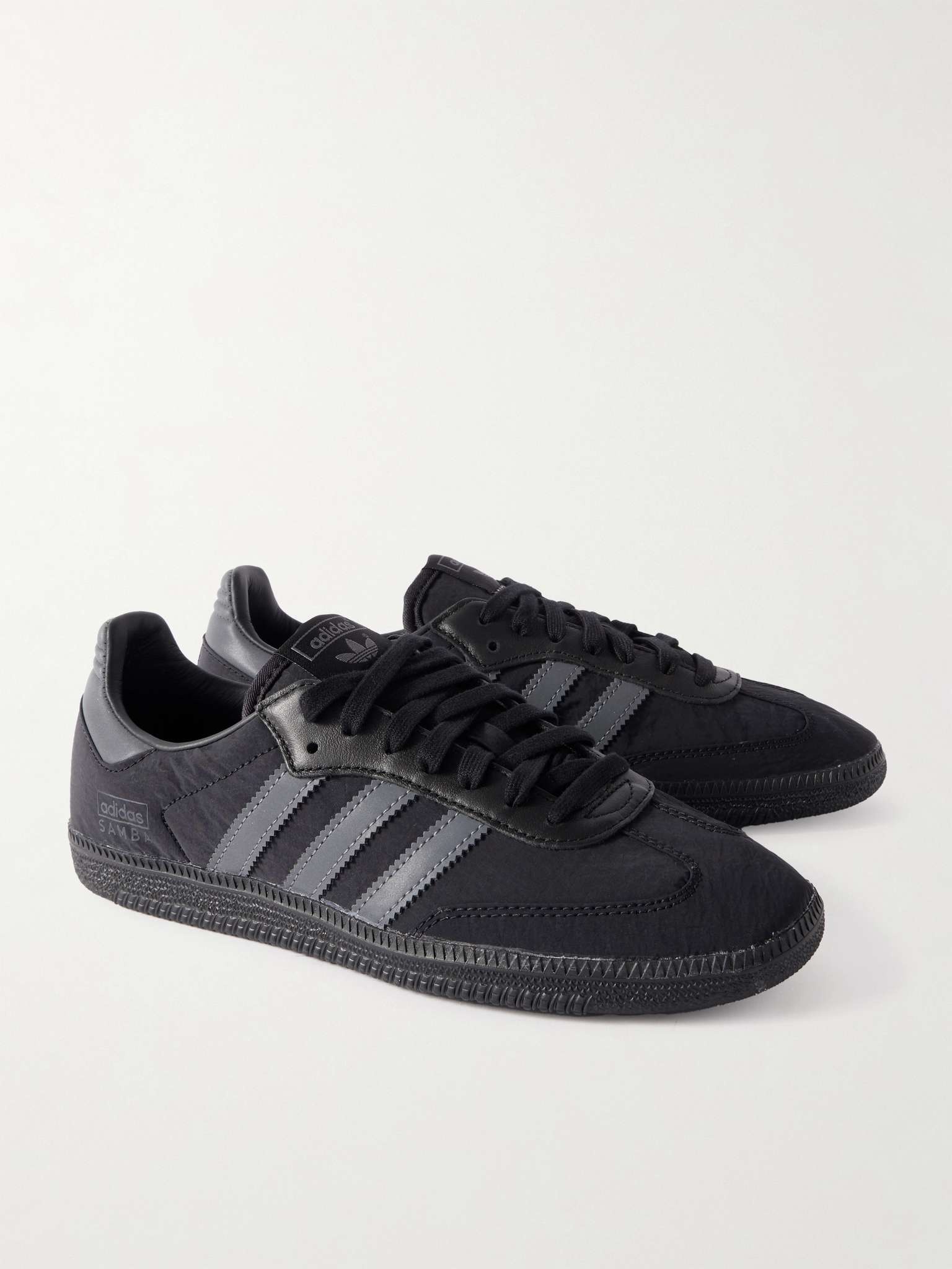 Samba OG Leather-Trimmed Shell Sneakers - 4
