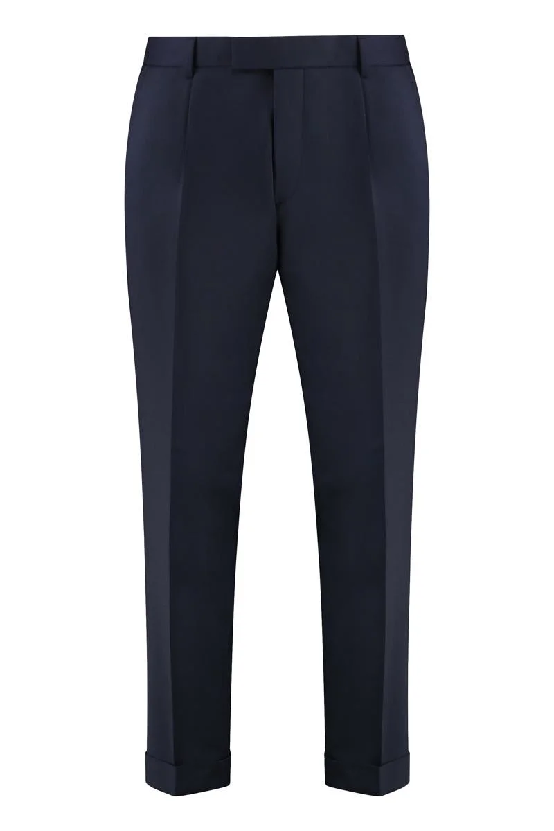 Boss Virgin Wool Trousers - 1