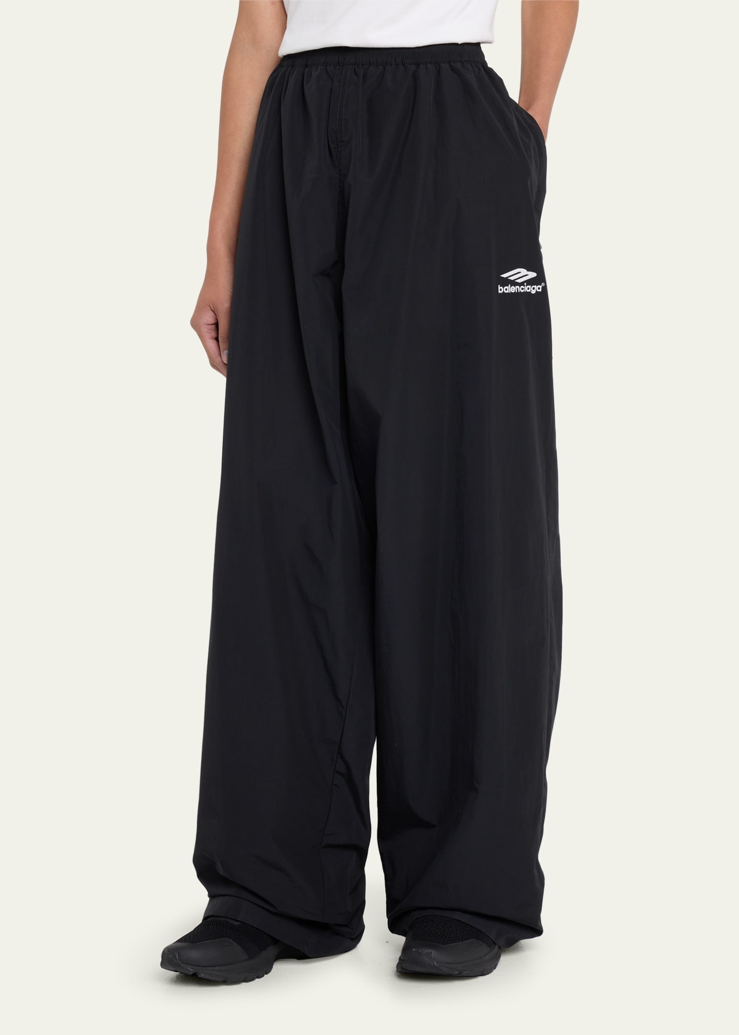 Wide-Leg Tracksuit Pants - 4