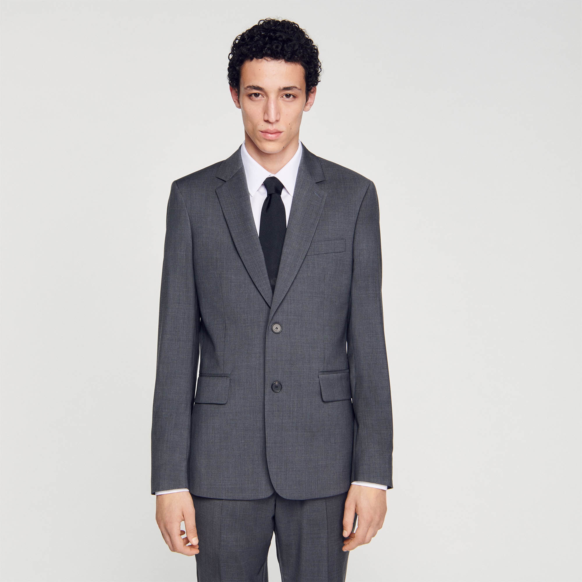 WOOL SUIT JACKET - 5