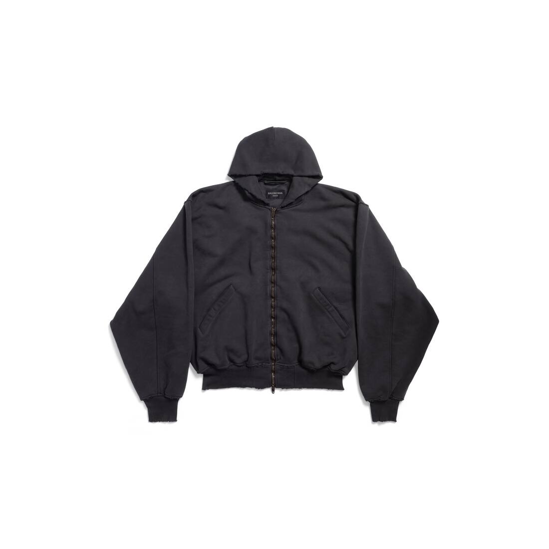 Men's Agaicnelab Hooded Bomber in Black/orange - 1