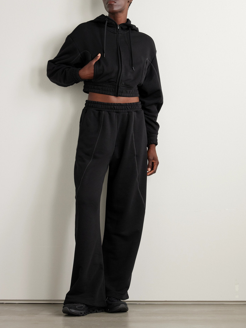 On + Fka Twigs Cropped Cotton-blend Hoodie outlook