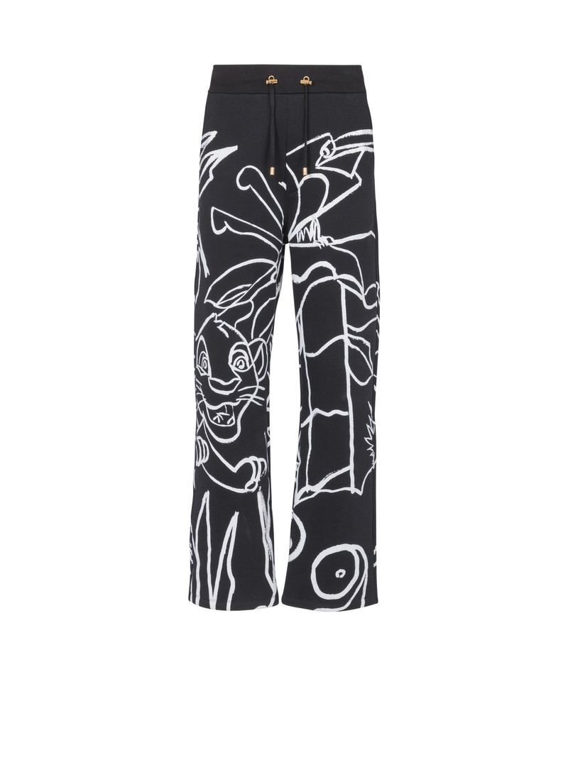 Disney x Balmain: The Lion King - Joggers with Enfant Précoce print 1