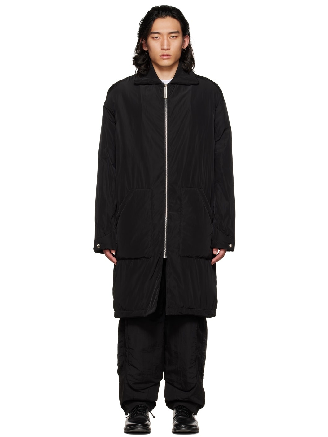 Black Padded Jacket - 1