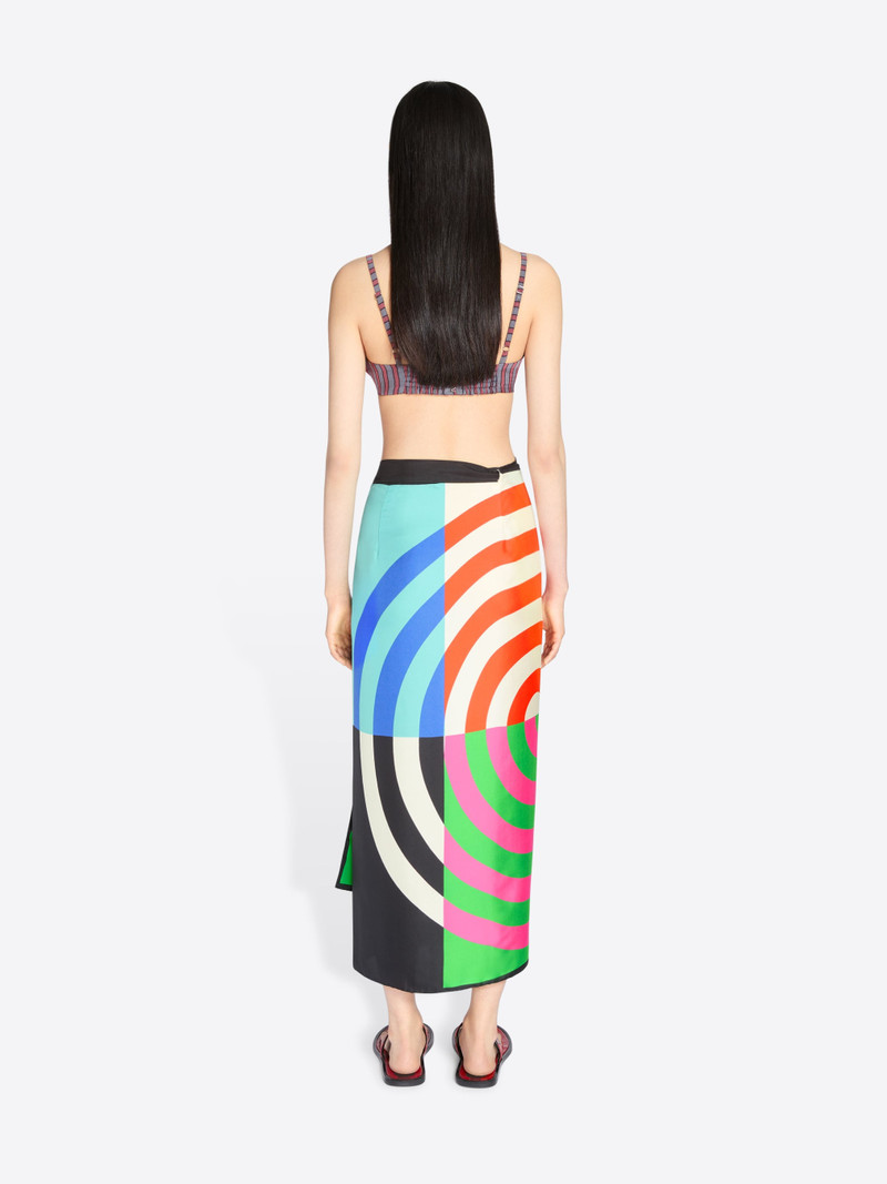 LONG WRAP SCARF-SKIRT 4