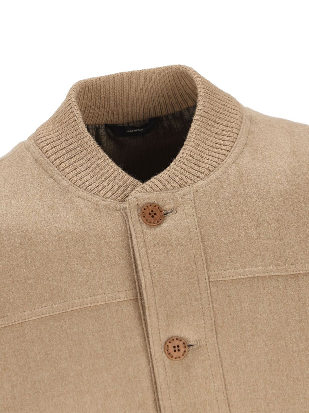 buttoned patch-pocket jacket - 3
