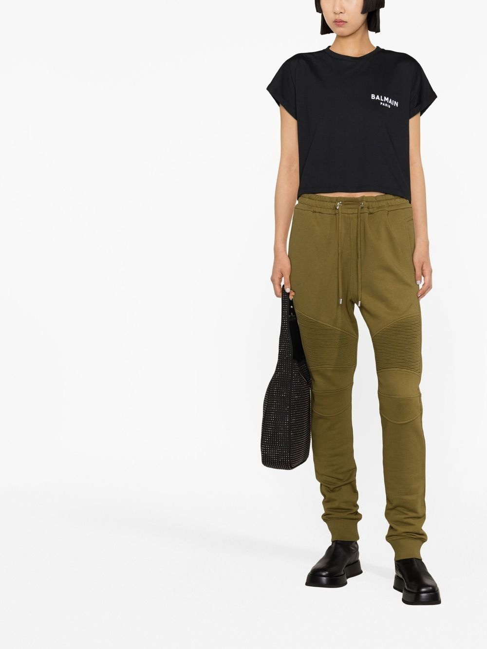 panelled slim-cut track pants - 2