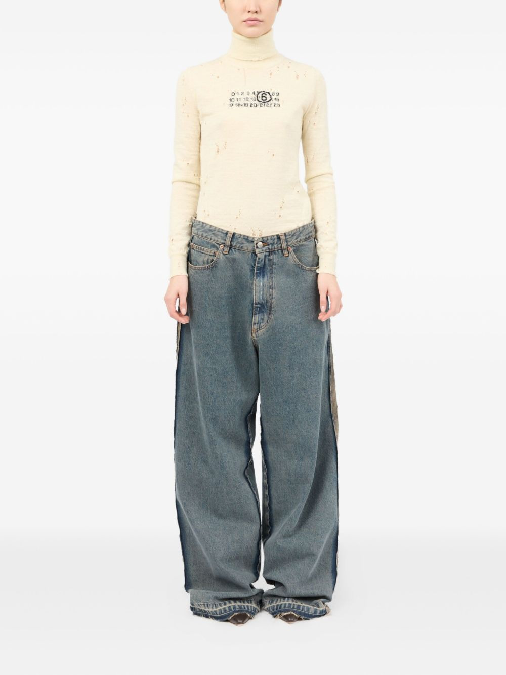 wide-leg jeans - 2
