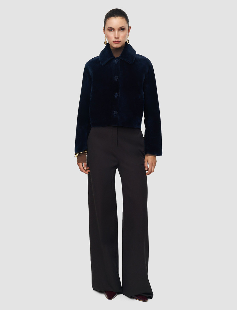 JOSEPH Alloway Reversible Soft Shearling Jacket outlook