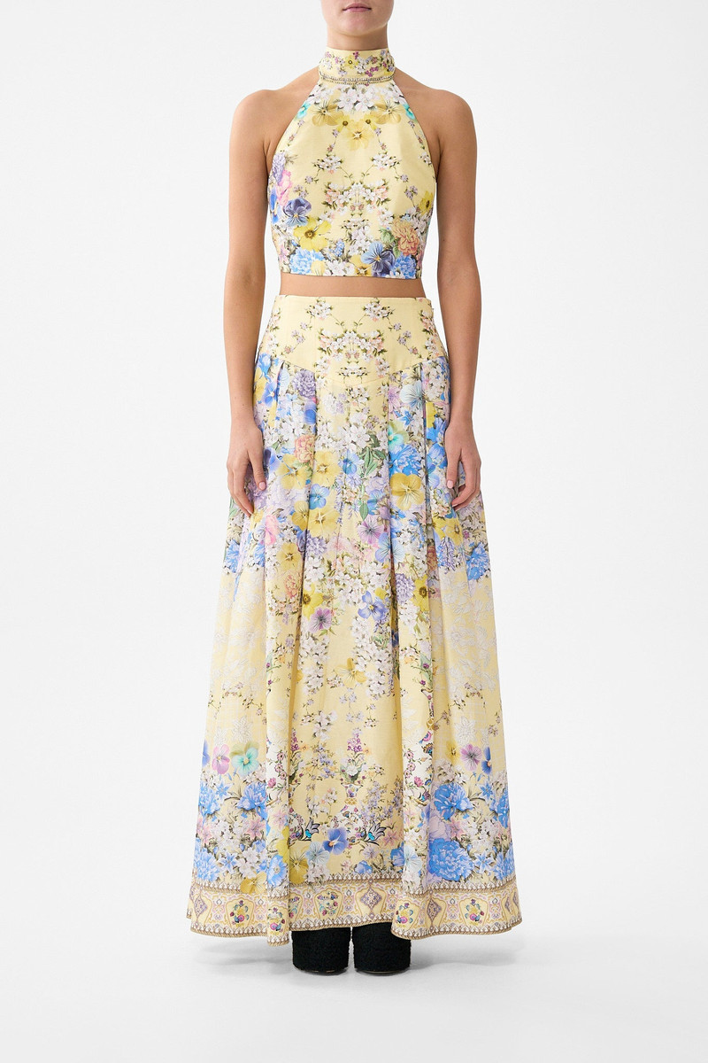 CAMILLA HALTER TIE BACK TOP outlook