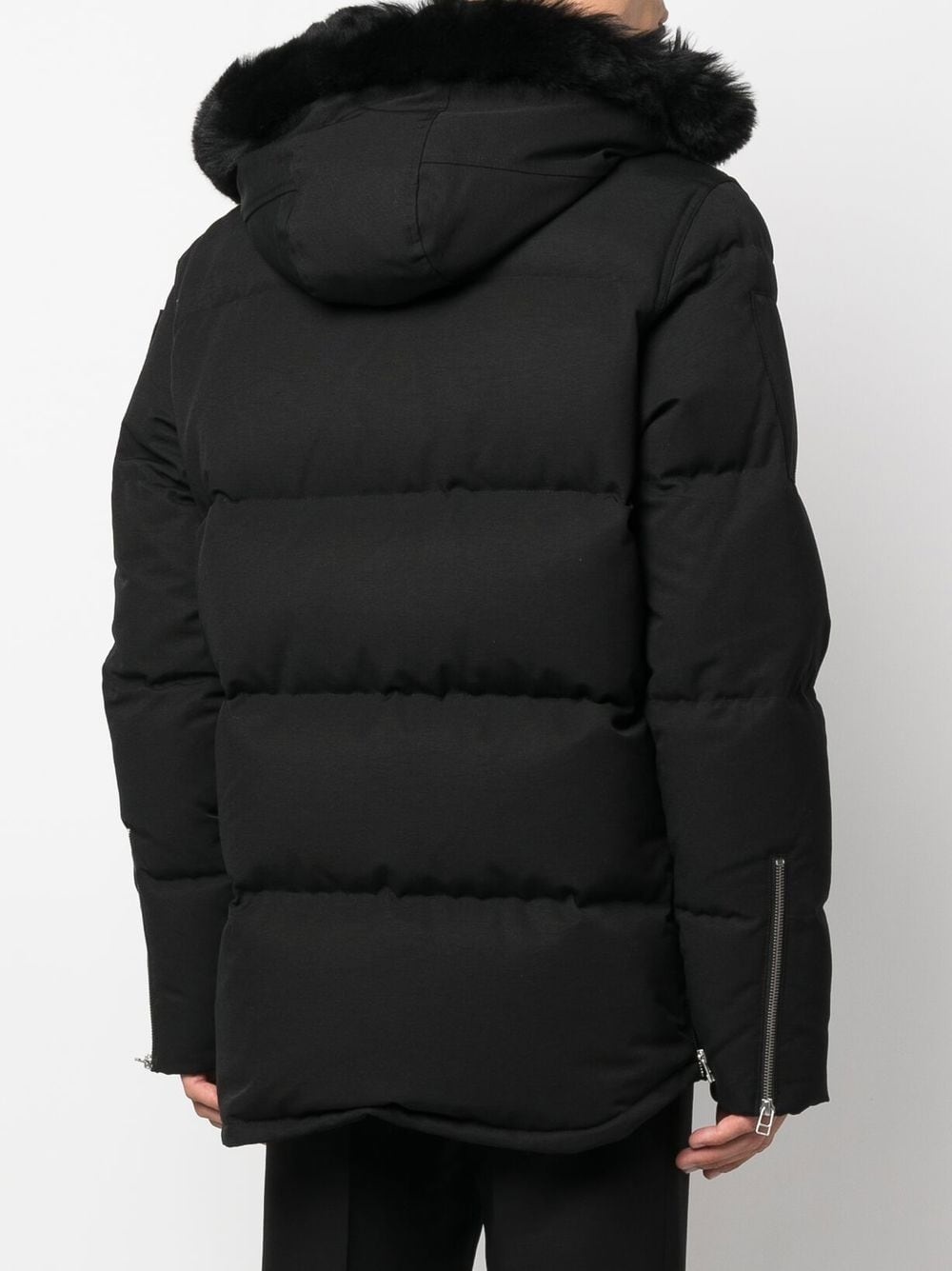 faux-fur trim padded parka - 4