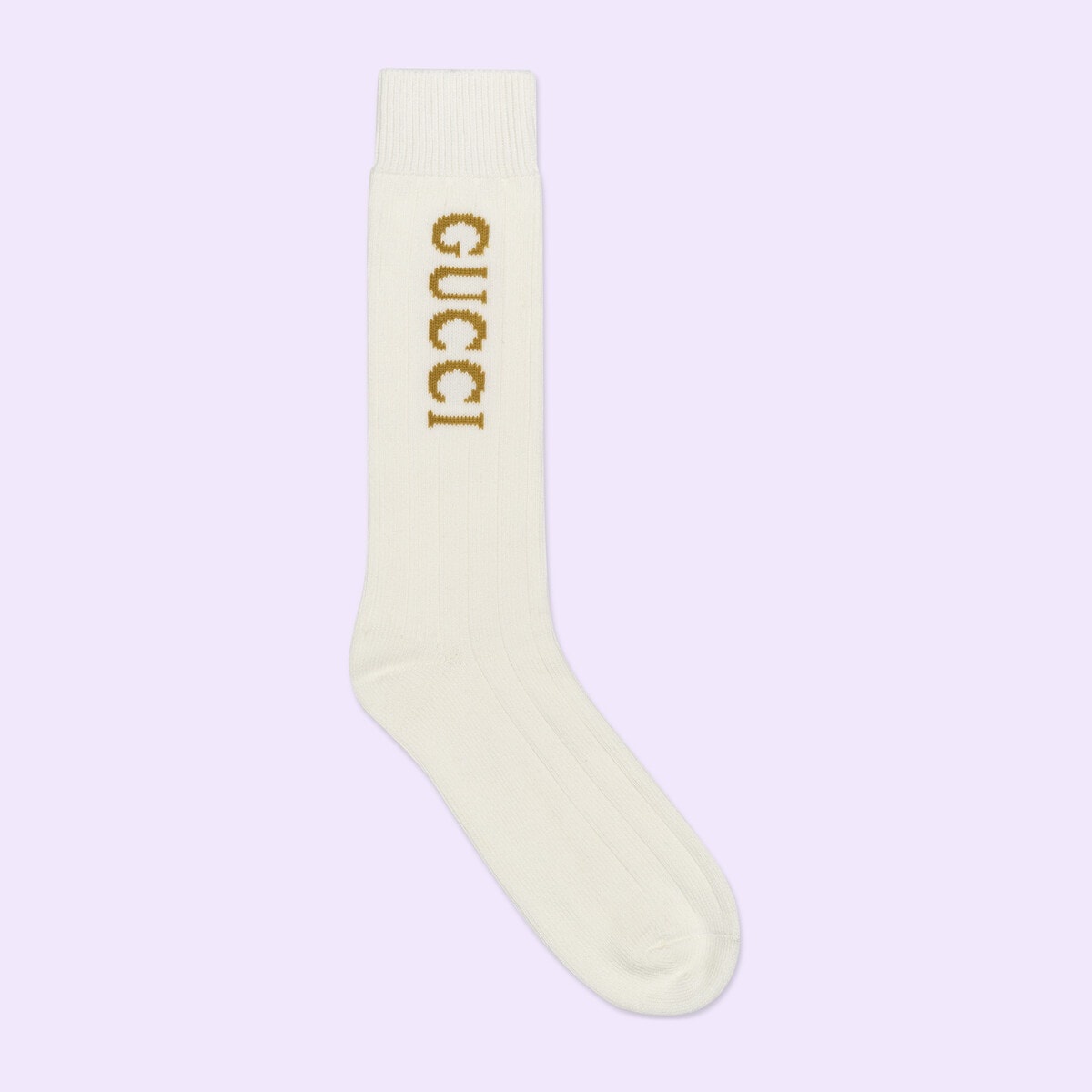Long knit cotton socks - 1
