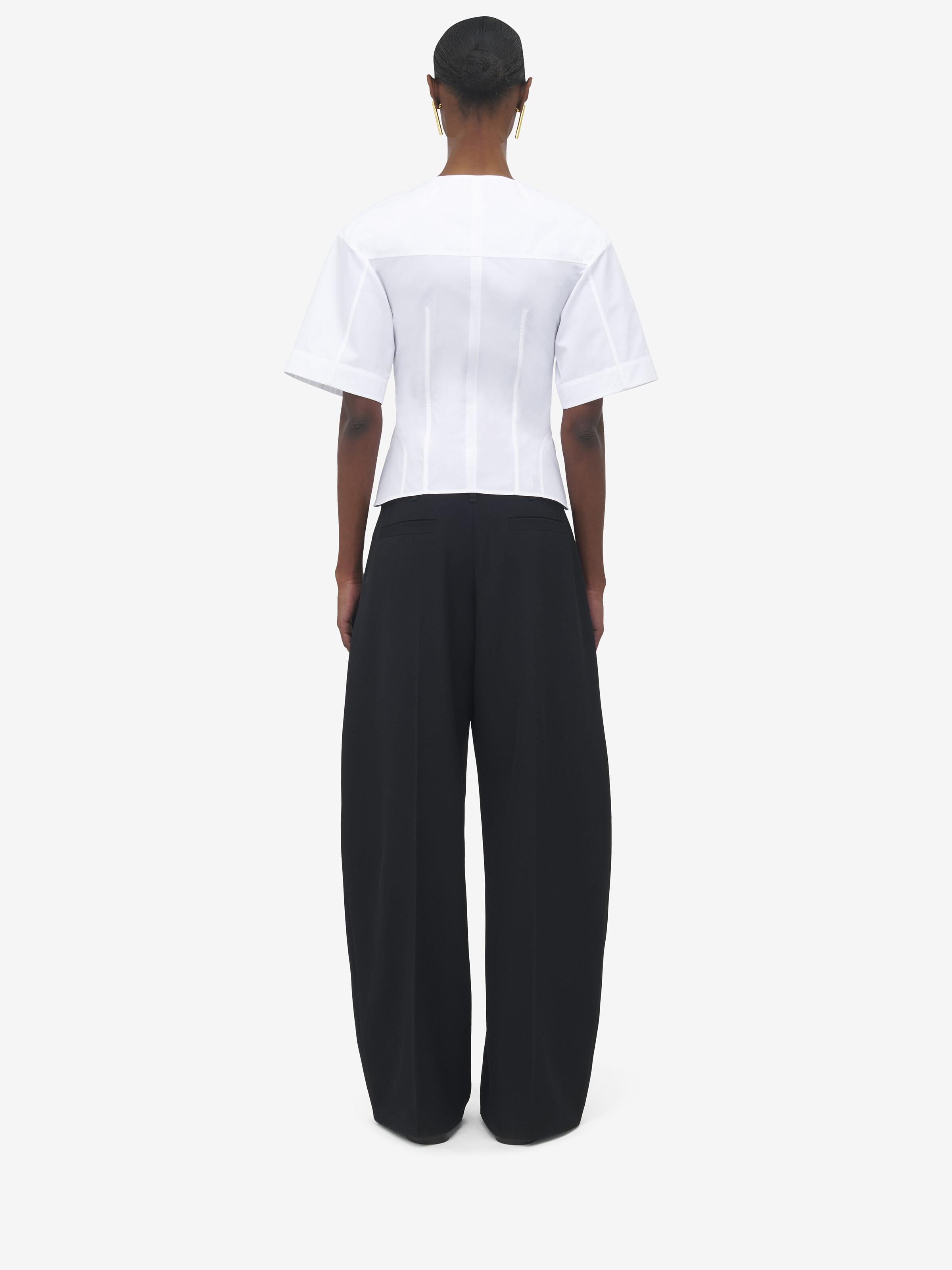 Corset Poplin Shirt - 5