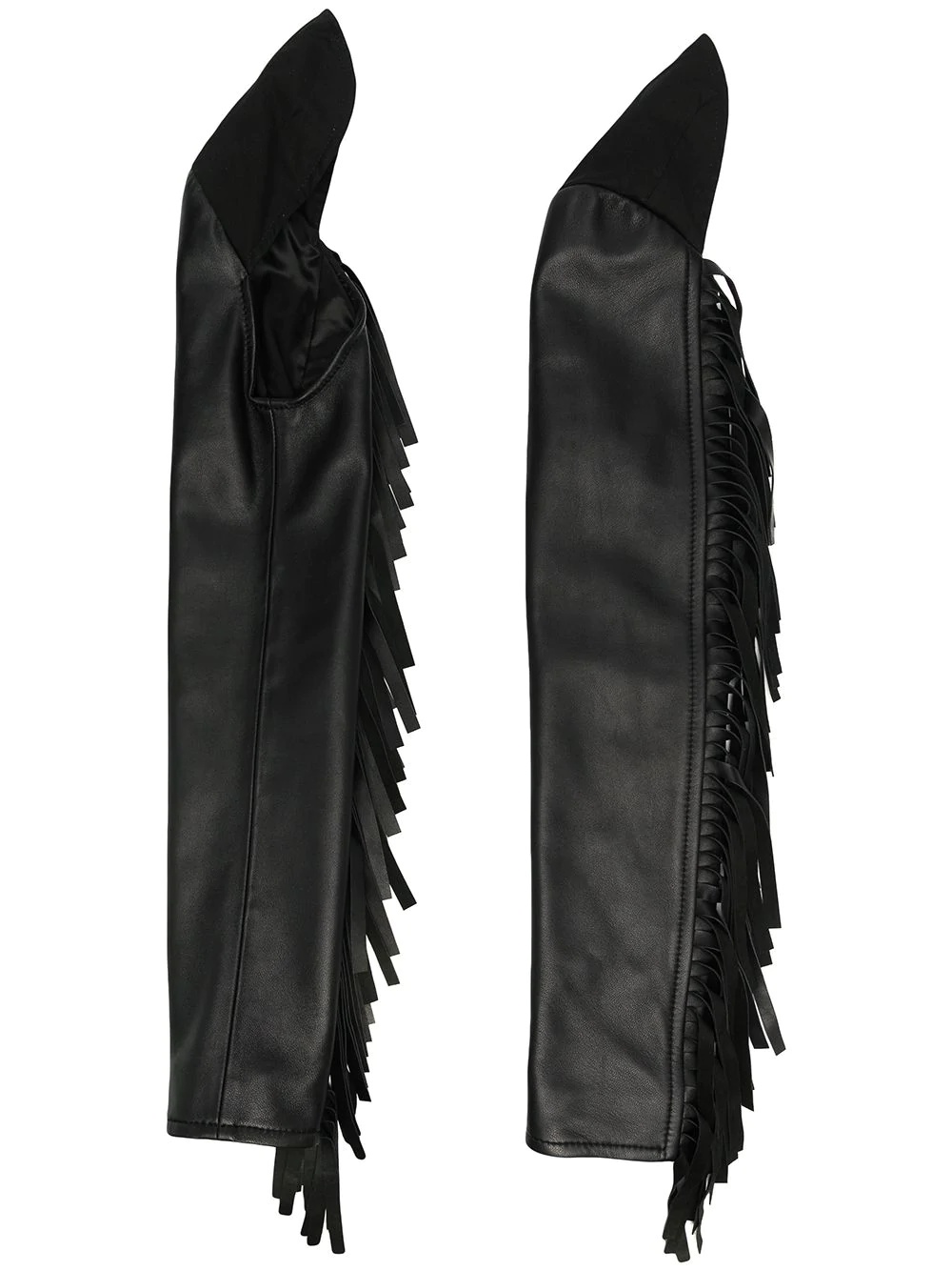 longline fringed gloves - 1