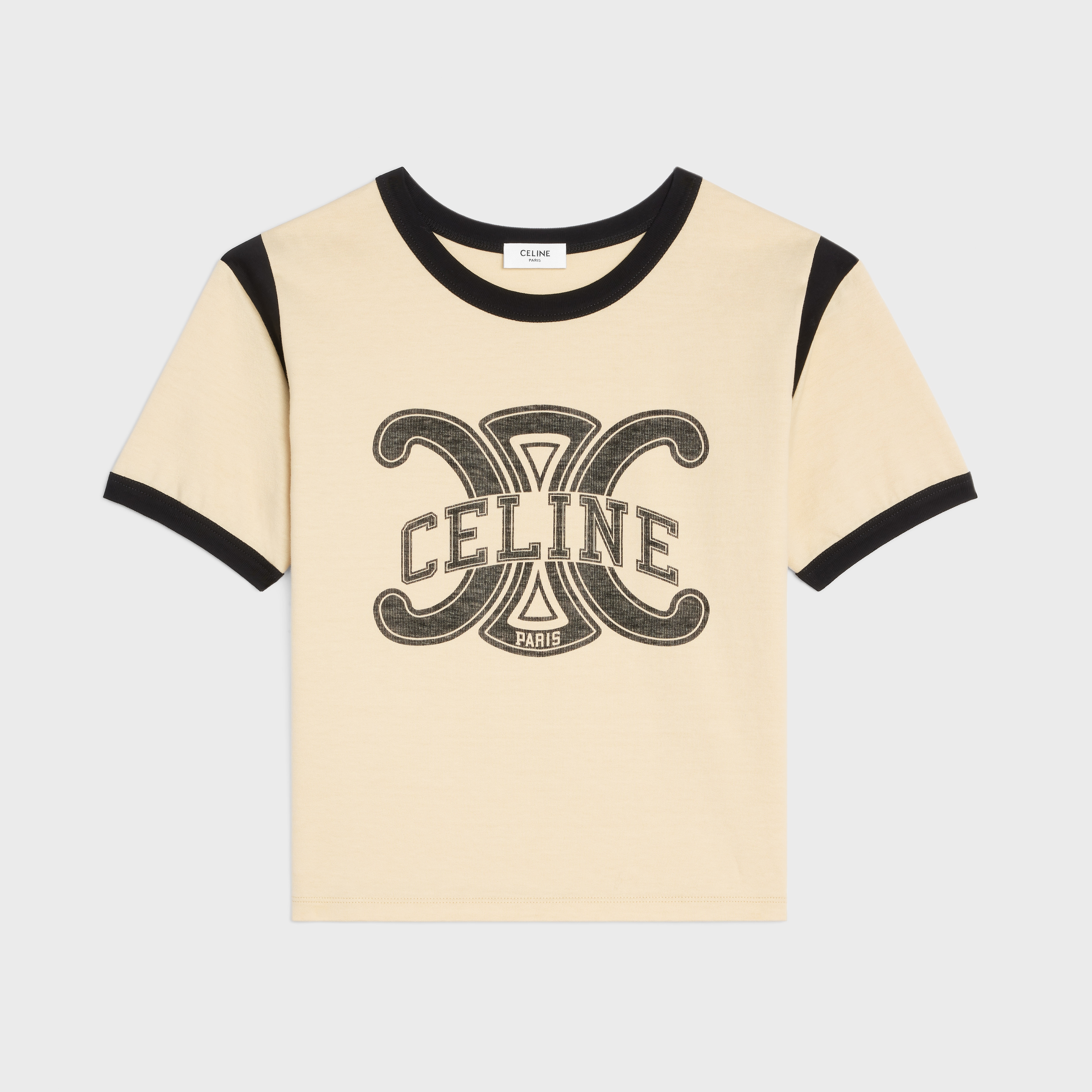 CELINE TRIOMPHE T-SHIRT IN COTTON JERSEY - 1