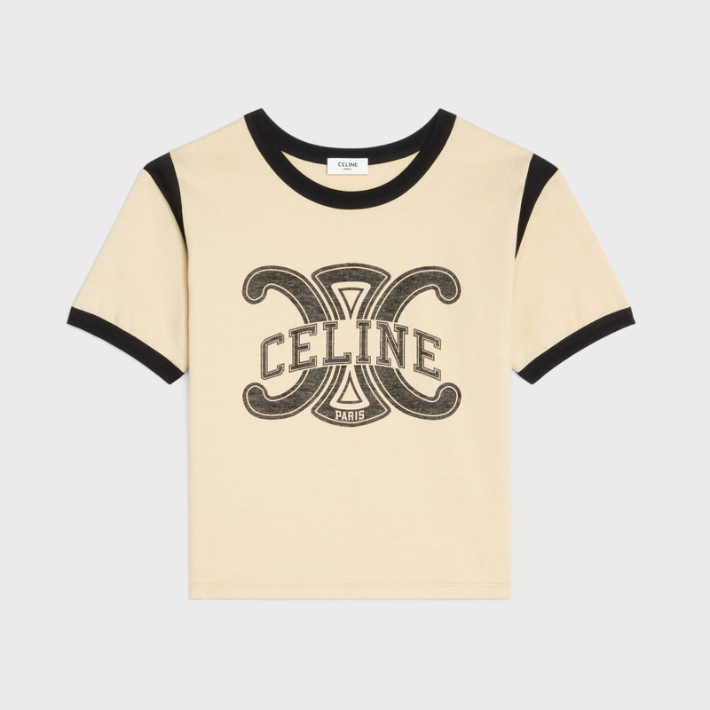 CELINE TRIOMPHE T-SHIRT IN COTTON JERSEY 1