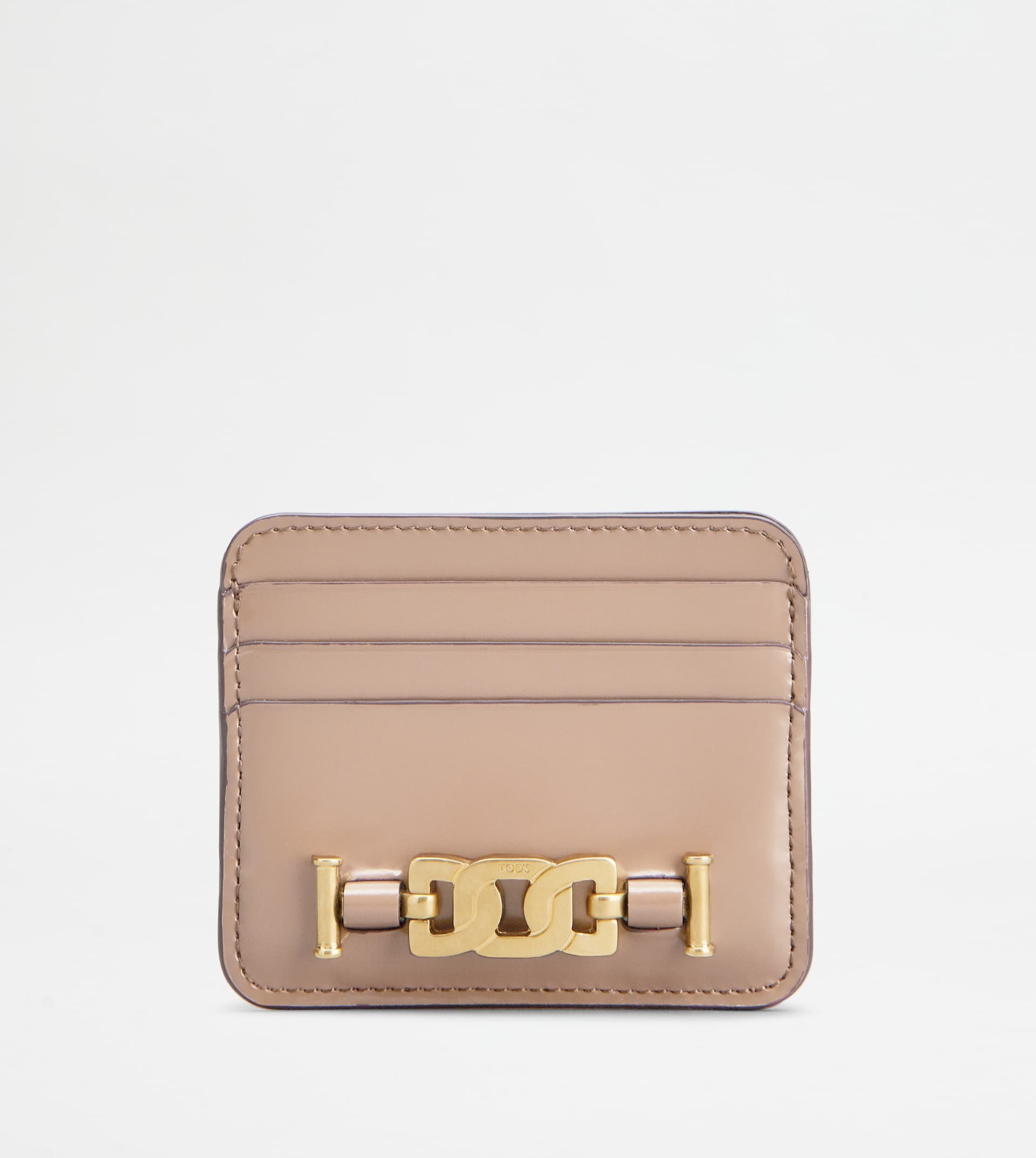 KATE CREDIT CARD HOLDER IN LEATHER - PINK - 1