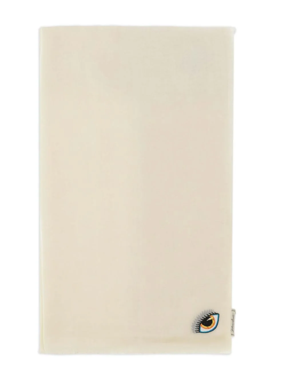 eye-embroidered scarf - 1