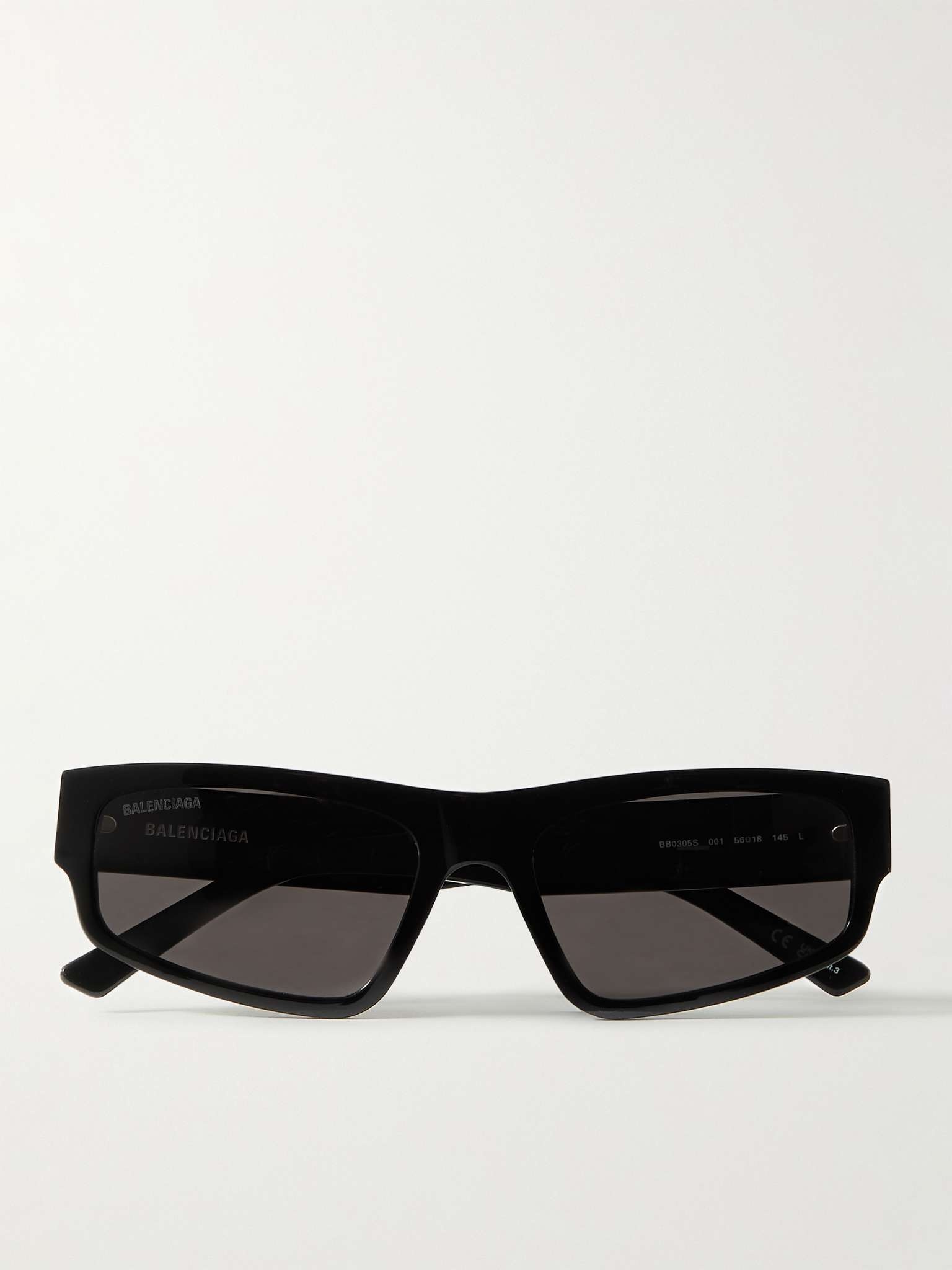 Rectangular-Frame Acetate Sunglasses - 1