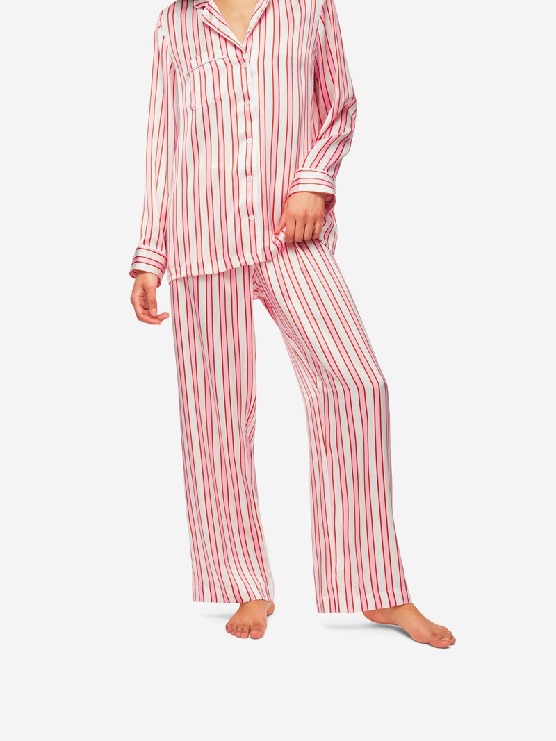 Women's Pyjamas Brindisi 81 Silk Satin Pink - 5