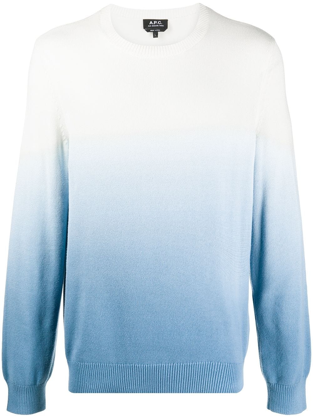 gradient effect sweatshirt - 1