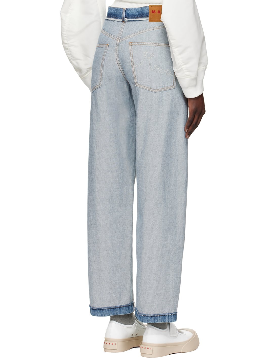 Indigo Inside-Out Carrot-Fit Jeans - 3