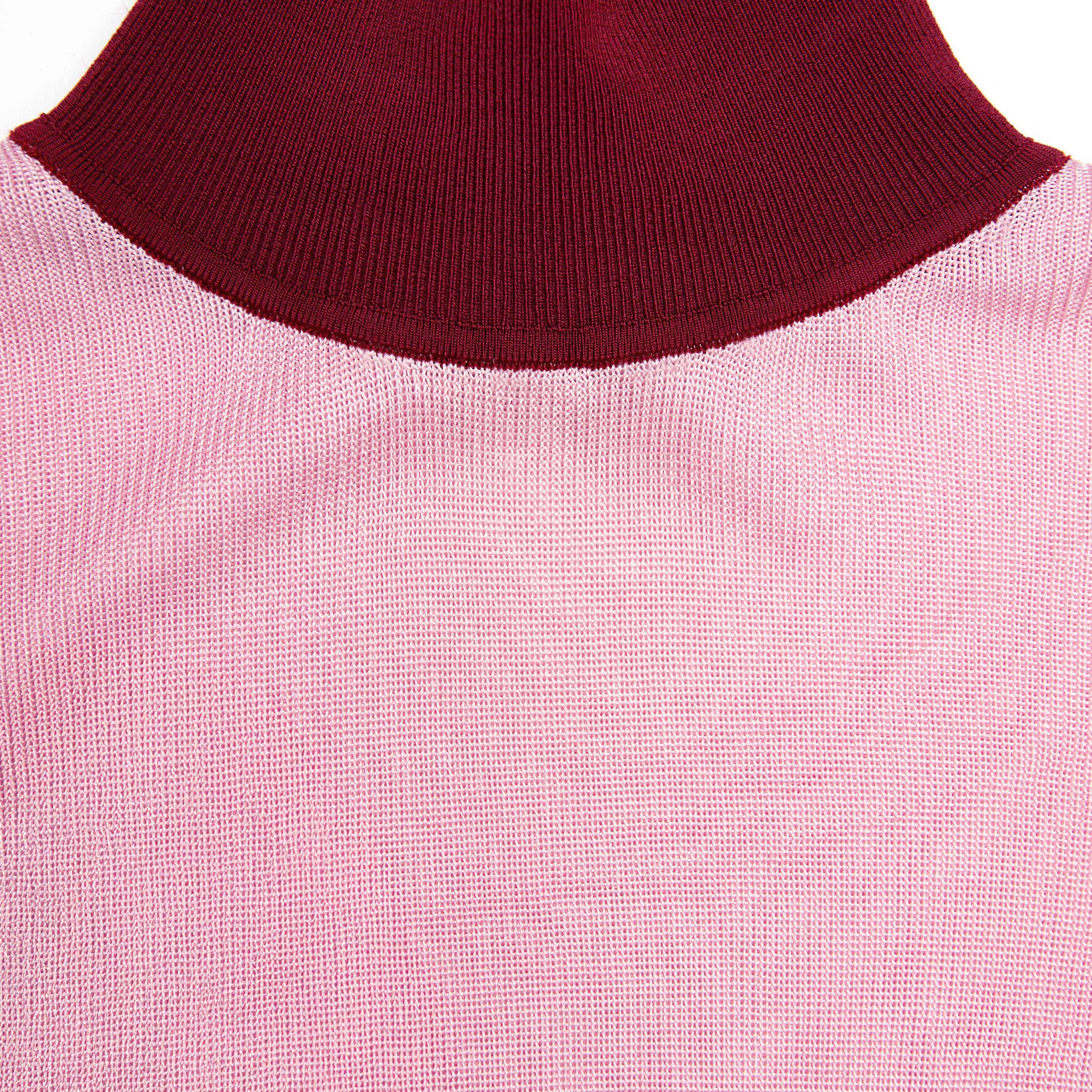 Pink Viscose Knit Top - 5